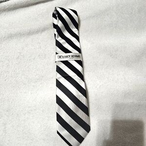 Stacy adams Black white penguin tie New With Tags